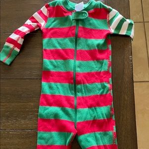 hanna anderson christmas onesie zipper